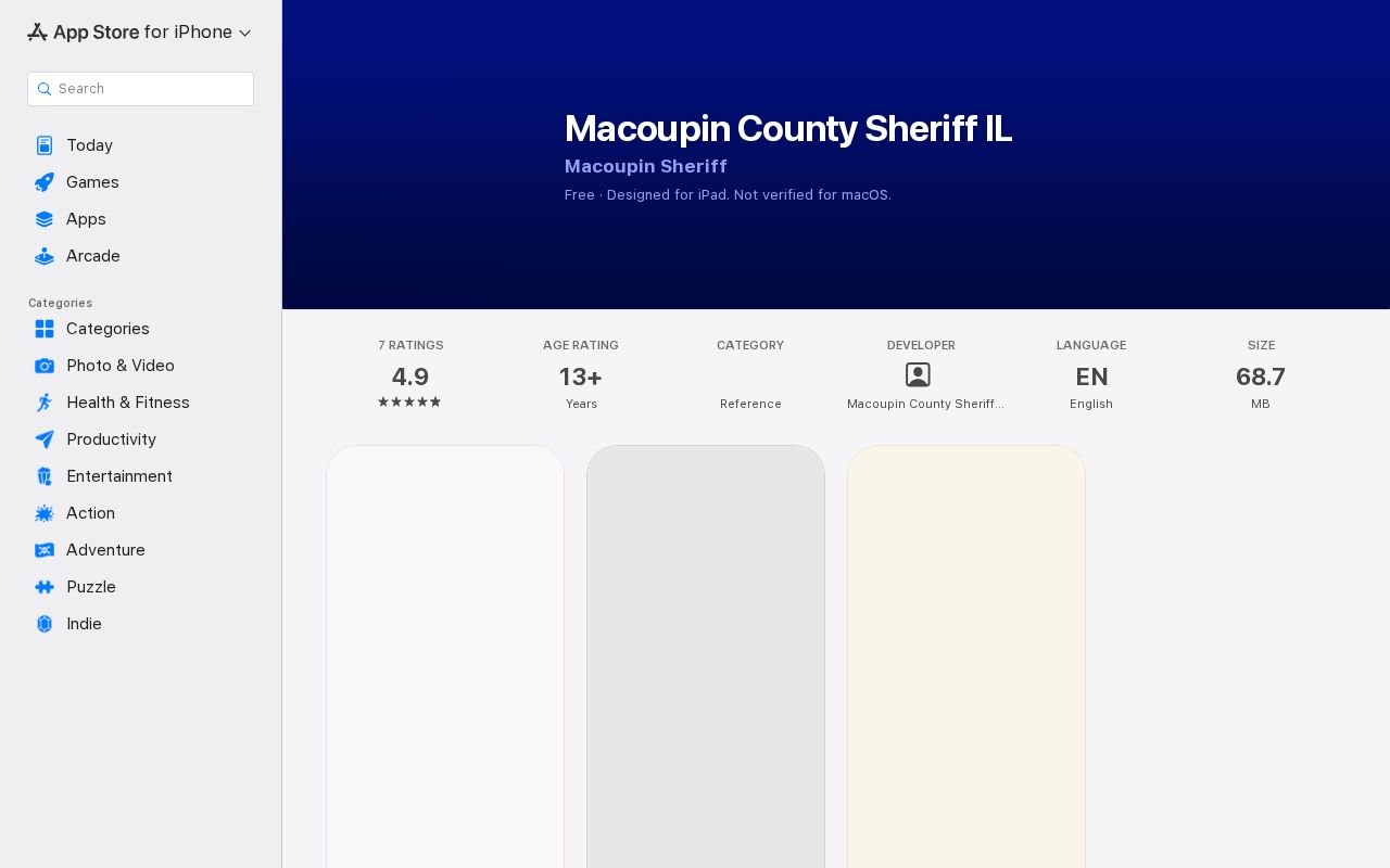 Macoupin County Sheriff app source for recent arrest information